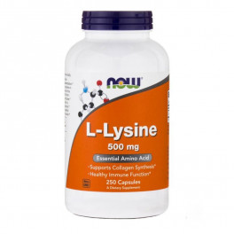 NOW L-Lysine 500 mg 250  капс